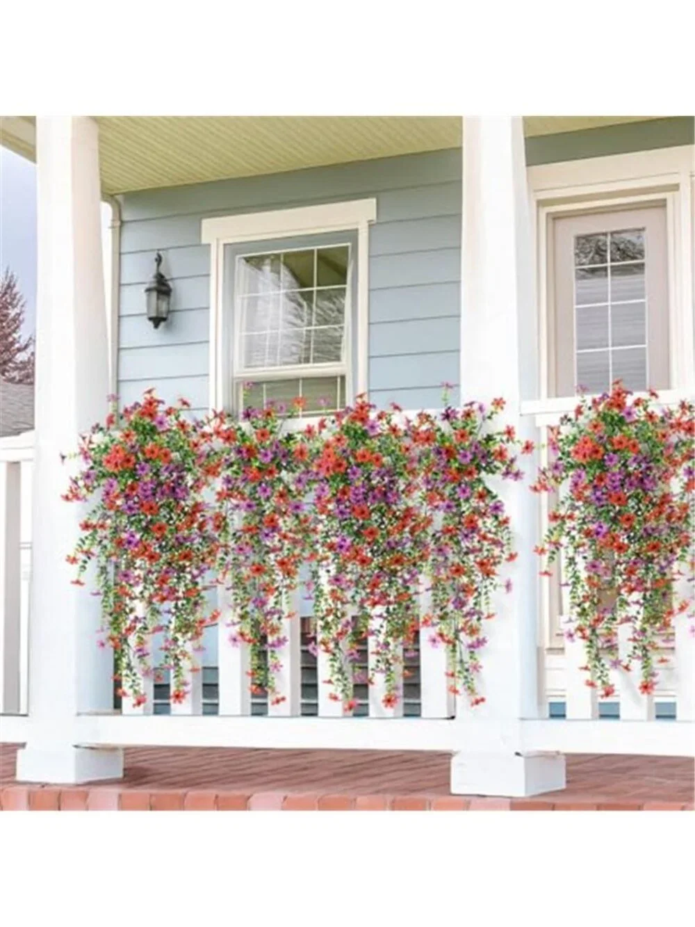 Artificial Daisy Flowers Outdoor UV Resistant Faux Plants Porch Patio Decor